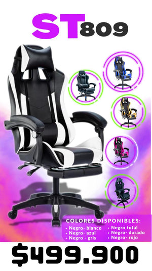 Silla Gamer Ref 809 - Envío Gratis