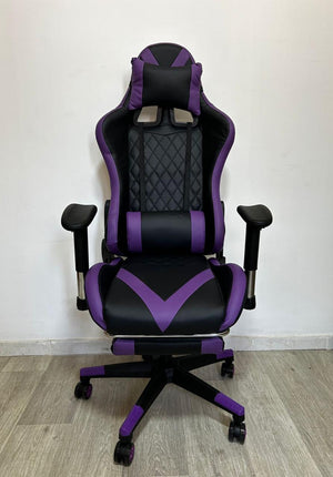 Silla Gamer Ref 1109 Masajeador Lumbar y Brazos Ajustables